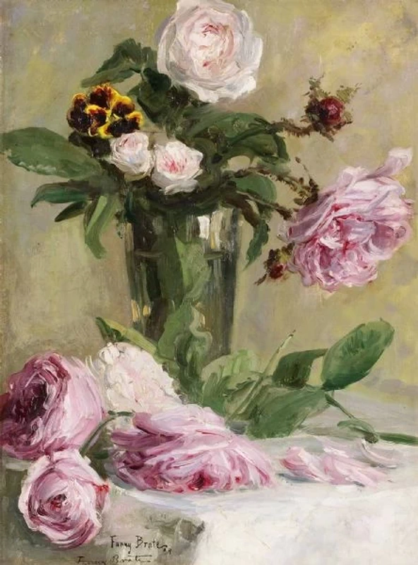 Natura morta con rose